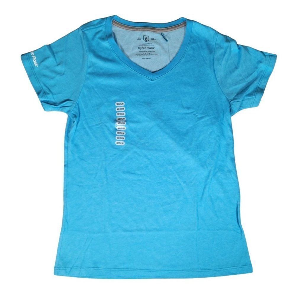 Hydro Flask Women's V-neck T-Shirt Sz M